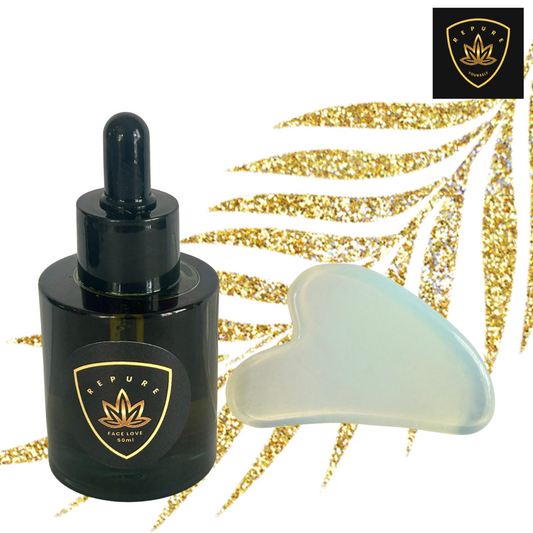 Face Love + Opalite Crystal Gua Sha Duo